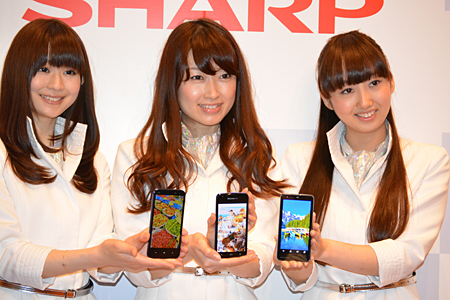 シャープのスマートフォン夏モデル
