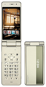 「P-01E」新色のシャンパンゴールド