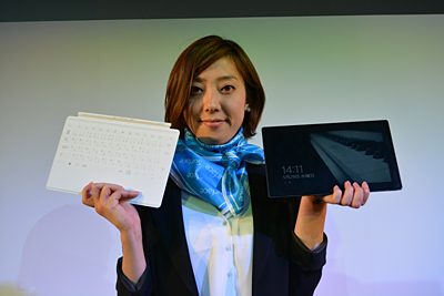 本体のみで9万9800円から。キーボード(タッチカバー/タイプカバー)は別売になる