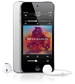 背面カメラ非搭載のiPod touch 16GB