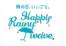 「雨の日、いいこと。Happy Rainy J-WAVE」のロゴ