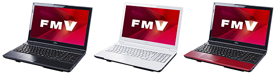 「LIFEBOOK AH45/K」は3色のカラーバリエーションで展開