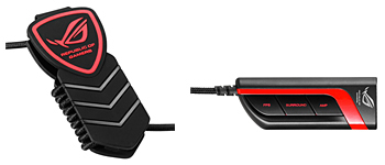 「Orion PRO」付属の「Spitfire」(左)と、オリジナルケーブルホルダー