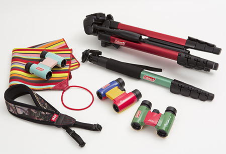 「コールマン」ブランドを冠したカメラ周辺製品