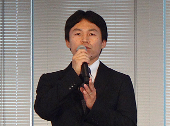 「エルゴスリー」の静かさを強調する大森マネージャー