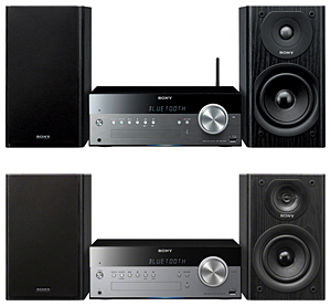 「CMT-SBT300W」(上)と、「CMT-SBT100」