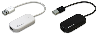 「REX-WIFIUSB1」(左)と、「REX-WIFIUSB1-BK」