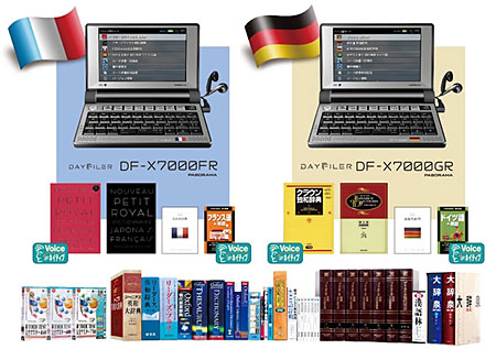 「DF-X7000FR」(左)と、「DF-X7000GR」