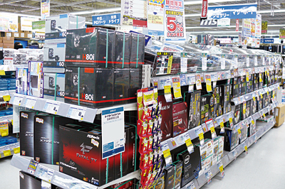 組立てパソコン用パーツの品揃えが群を抜くDEPOツクモ札幌駅前店