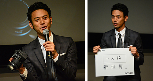 「役づくりにカメラは欠かせない」と話す妻夫木さん