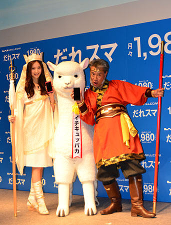 三蔵法師役の佐々木さんと孫悟空役の高田さん