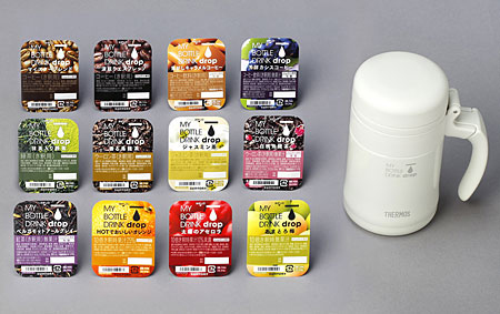 全12種類の「dropポーション」と「drop専用ボトル」
