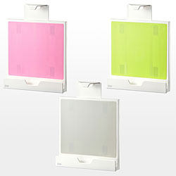 3色のシリコンシートが付属する