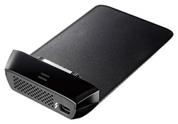 HDDの交換はアダプタにカセットを差し込むだけ