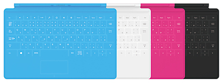 全4色のTouch Cover