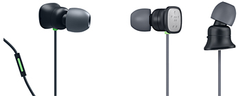 「Pure AV002 インイヤーイヤホン」(左)と「Pure AV006 インイヤーイヤホン」