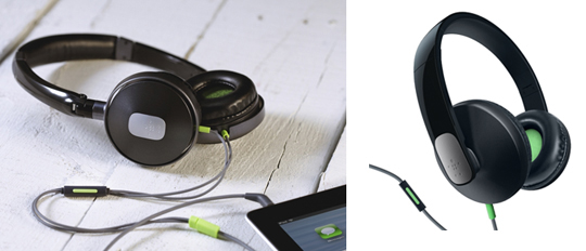 「Pure AV005 オーバーイヤーヘッドホン」(左)と「Pure AV009 オーバーイヤーヘッドホン」