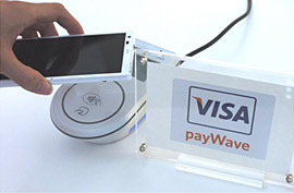 「Visa payWave」の利用イメージ