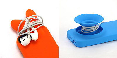 ウサギの耳部分とドーナツ部分はイヤホンホルダになる