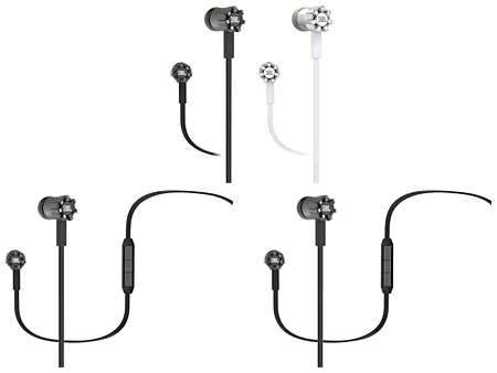 「JBL S200」(上段)と「JBL S200i」(下段左)、「JBL S200a」