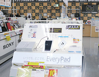 ヤマダ電機LABI1高崎では今年7月発売の「EveryPad」が好調