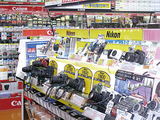 デジタルカメラの品揃えは他店に負けないビックカメラ高崎東口店