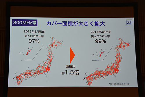 来年3月末には実人口カバー率を99%に