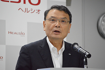 シャープ健康・環境事業統轄兼健康・環境国内統轄の山田達二営業部長