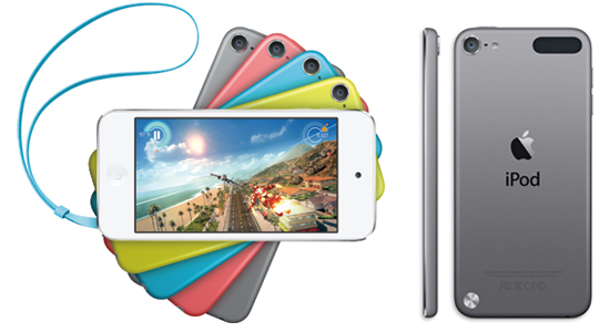 新色「スペースグレイ」を追加した第5世代iPod touch