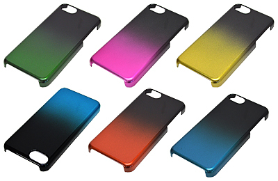 黒を基調としたiPhone 5c専用グラデーションケース