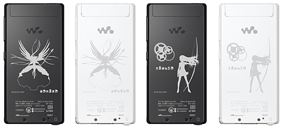 左から、「鹿目まどか」のブラック、ホワイト、「暁美ほむら」のブラック、ホワイト