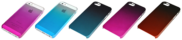 グラデーションカラーのカバー・ケース