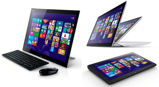 左から、キーボードモード、タッチ快適モード、テーブルトップモード