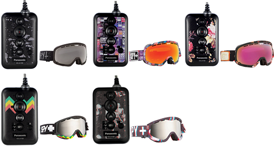 SPYとのコラボデザインウェアラブルカメラ