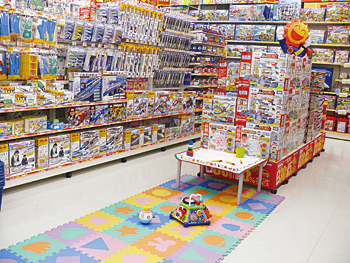 子ども向けのオモチャの取り扱いを開始