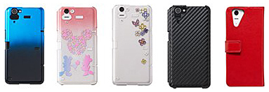 「au+1 collection」から対応カバーやケースを発売する