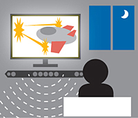 「サウンドオプティマイザー」で、小さなボリュームでもシアターサウンドを堪能できる