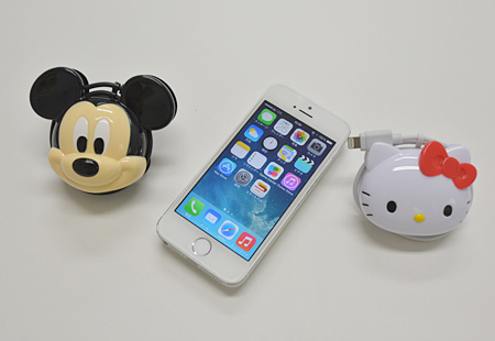 かわいいキャラクターたちが充電器になった