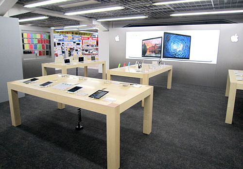 リニューアルした「Appleショップ」のイメージ