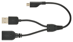 iPhoneを接続するときは付属のY型ケーブルを使用