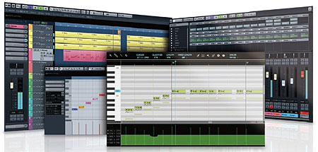 「Cubase AI 7」と「VOCALOID Editor for Cubase NEO」を組み合わせた編集画面(イメージ)