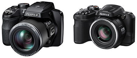 「FinePix S9400W」(左)と「FinePix S8600」