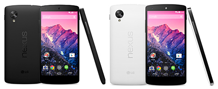 対象機種の「Nexus 5」