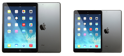 レンタルを開始したiPad AirとiPad mini