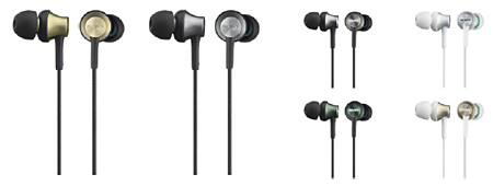 「MDR-EX650」、「MDR-EX450」