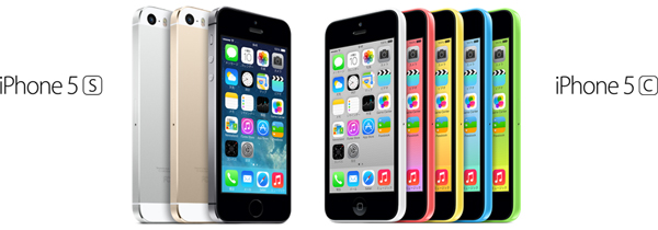 iPhone 5sとiPhone 5c