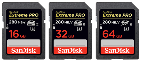 サンディスク エクストリーム プロ SDHC/SDXC UHS-II カード