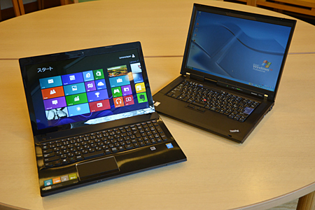 Windows XPとWindows 8の起動時間比較