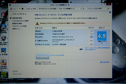 「Lenovo G510」のCPUは第4世代のIntel Core i5 2.5GHz