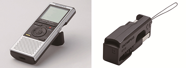 スタンド使用時のイメージと付属のポータブルUSBケーブル